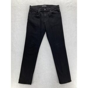 J Brand Jeans Mens 34x34 Tyler Slim Black Stretch Denim 5-Pocket Mid Rise Pants